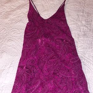 Pink paisley dress